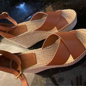 Tory Burch Wedge Sandals 8.5